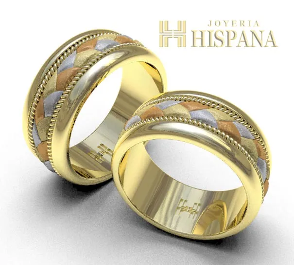 Argollas de matrimonio 0075 aro amarillo