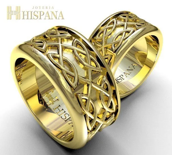 Argollas de matrimonio AR3 oro amarillo