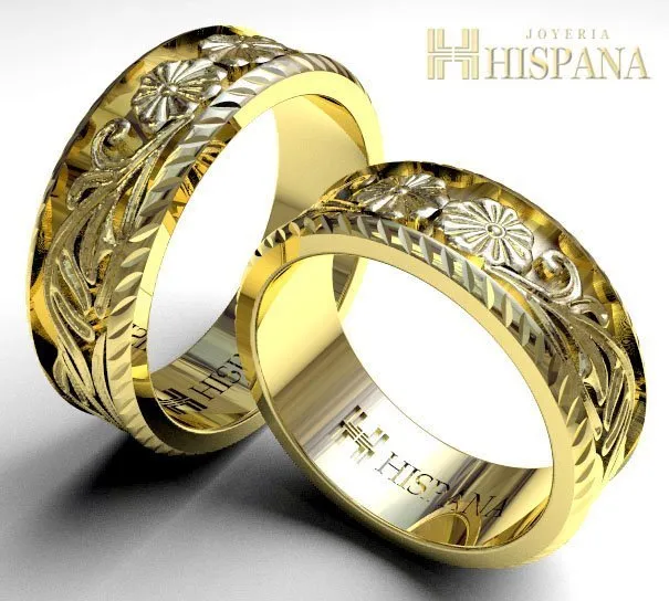 Argollas de matrimonio AR4 oro amarillo