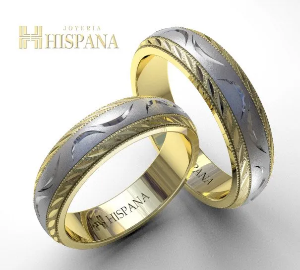 Argollas de matrimonio AR5 centro blanco