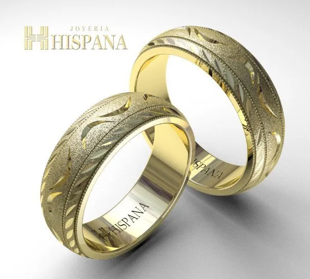 Argollas de matrimonio AR5 oro amarillo